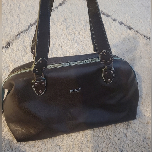 Matt & Nat Handbags - Matt & Nat Chocolate Brown, Super Soft Vegan Leather Bag